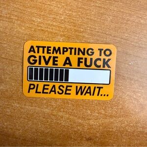 Funny Orange Sticker‎